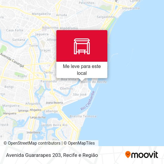 Avenida Guararapes 203 mapa
