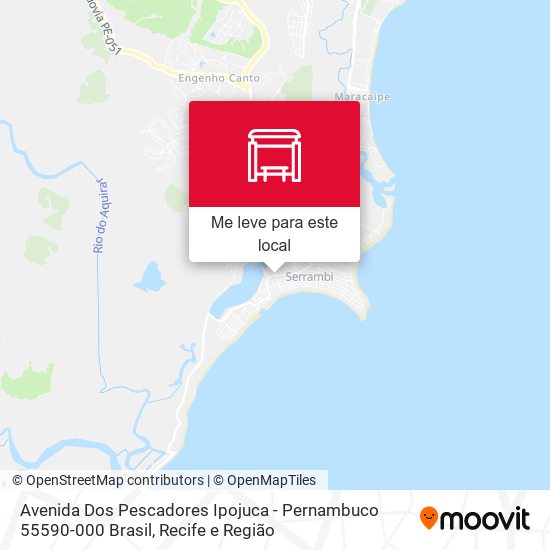 Avenida Dos Pescadores Ipojuca - Pernambuco 55590-000 Brasil mapa
