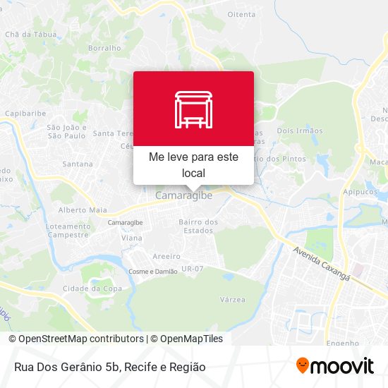 Rua Dos Gerânio 5b mapa