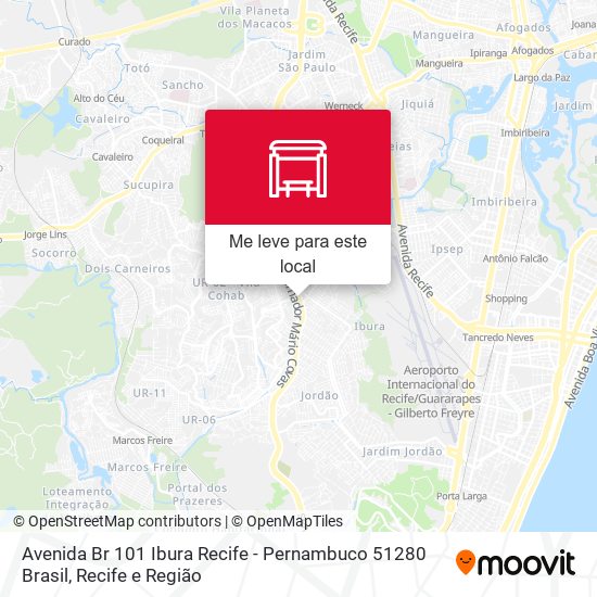 Avenida Br 101 Ibura Recife - Pernambuco 51280 Brasil mapa