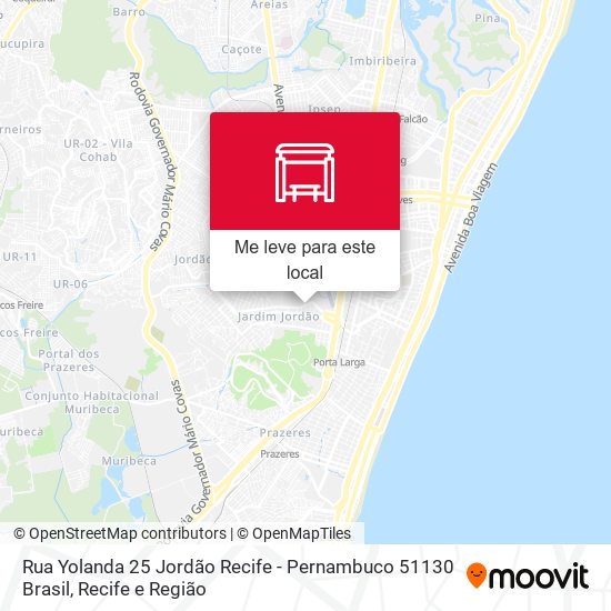 Rua Yolanda 25 Jordão Recife - Pernambuco 51130 Brasil mapa