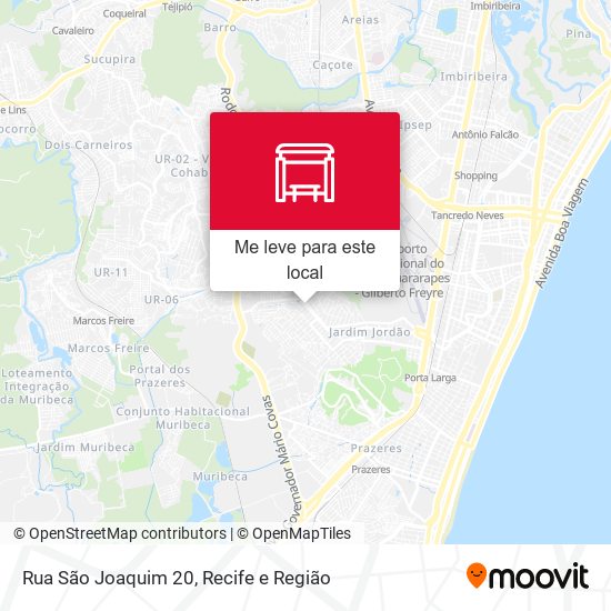 Rua São Joaquim 20 mapa