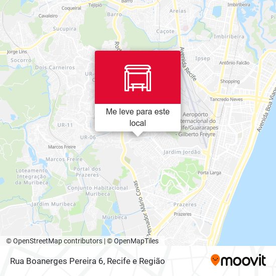 Rua Boanerges Pereira 6 mapa