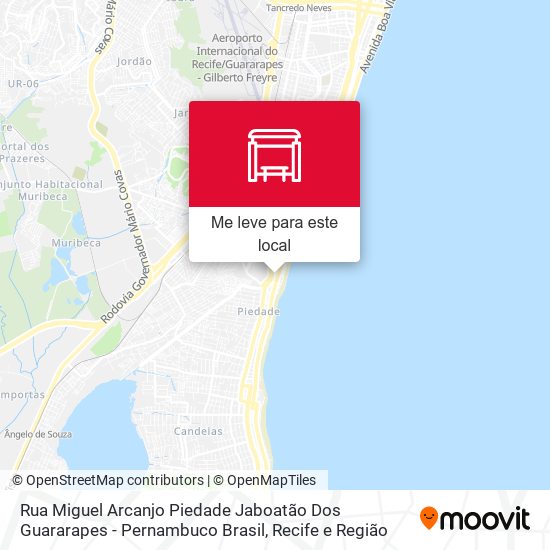 Rua Miguel Arcanjo Piedade Jaboatão Dos Guararapes - Pernambuco Brasil mapa