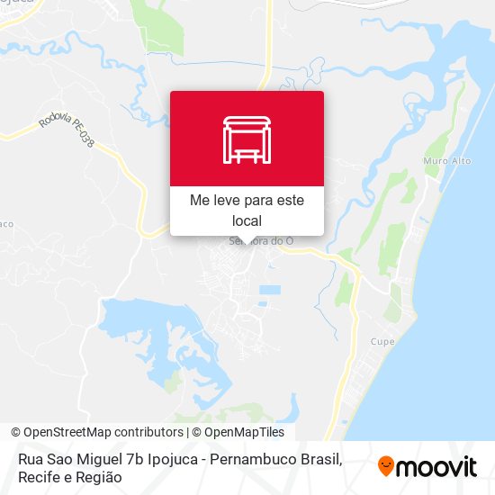 Rua Sao Miguel 7b Ipojuca - Pernambuco Brasil mapa