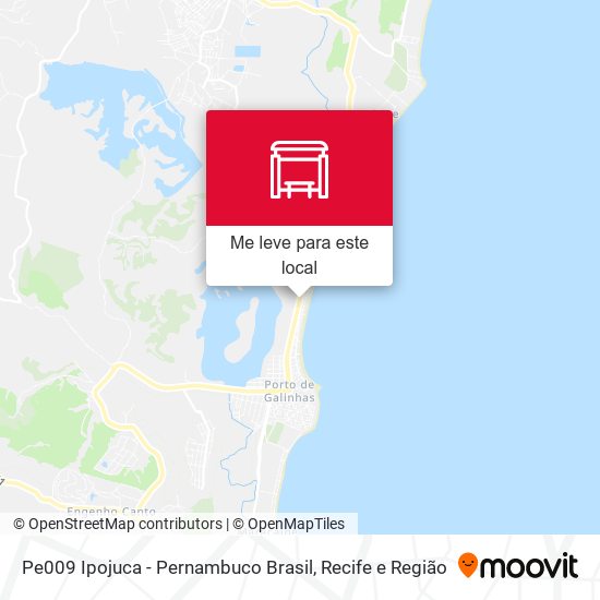 Pe009 Ipojuca - Pernambuco Brasil mapa