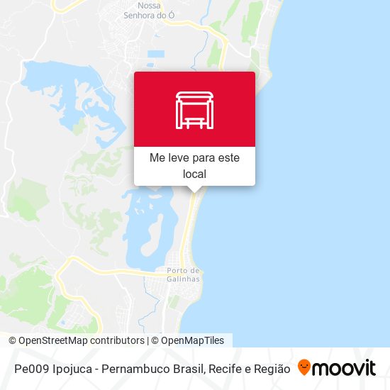 Pe009 Ipojuca - Pernambuco Brasil mapa