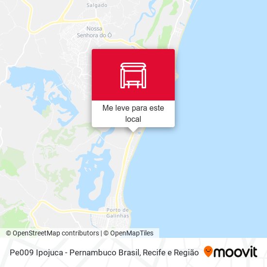 Pe009 Ipojuca - Pernambuco Brasil mapa