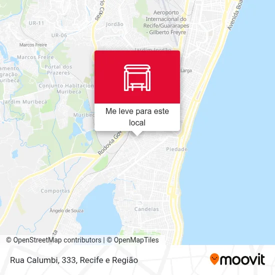 Rua Calumbi, 333 mapa