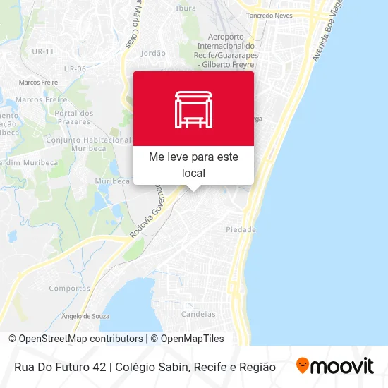 Rua Do Futuro 42 | Colégio Sabin mapa