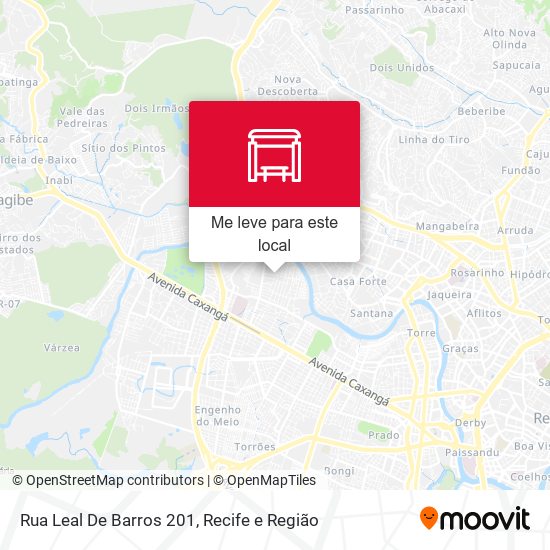 Rua Leal De Barros 201 mapa