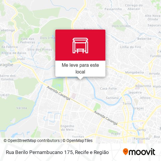 Rua Berilo Pernambucano 175 mapa