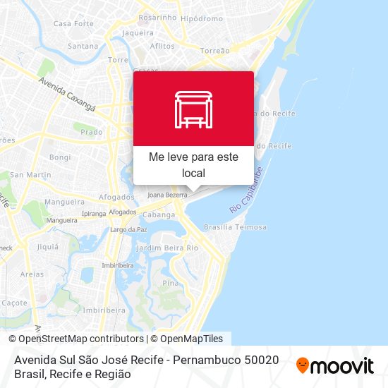 Avenida Sul São José Recife - Pernambuco 50020 Brasil mapa