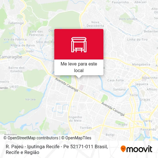 R. Pajeú - Iputinga Recife - Pe 52171-011 Brasil mapa