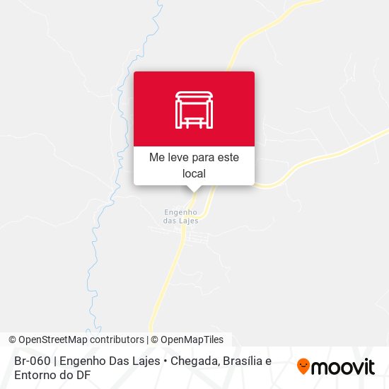 Br-060 | Engenho Das Lajes • Chegada mapa