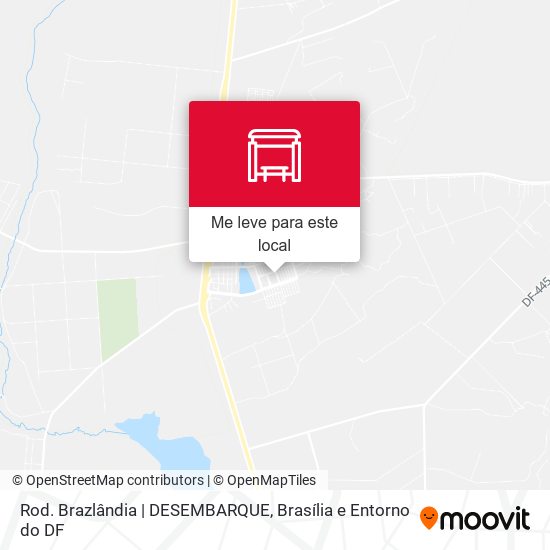 Rod. Brazlândia | DESEMBARQUE mapa