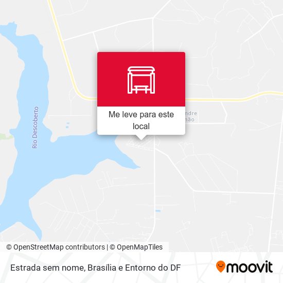 Estrada sem nome mapa