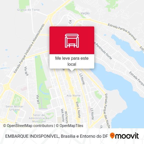 EMBARQUE INDISPONÍVEL mapa