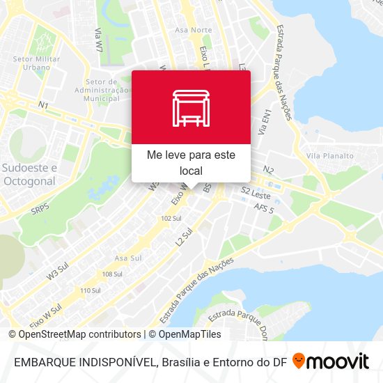EMBARQUE INDISPONÍVEL mapa