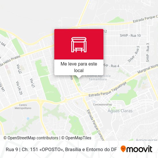 Rua 9 | Ch. 151 «OPOSTO» mapa