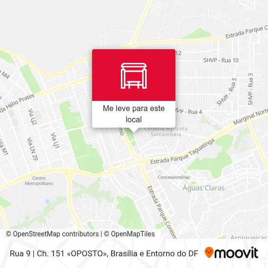 Rua 9 | Ch. 151 «OPOSTO» mapa