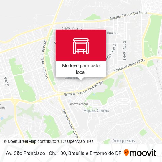 Av. São Francisco | Ch. 130 mapa