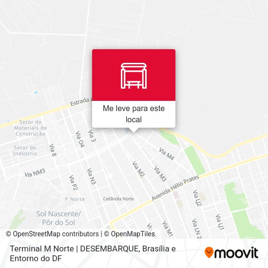 Terminal M Norte | DESEMBARQUE mapa