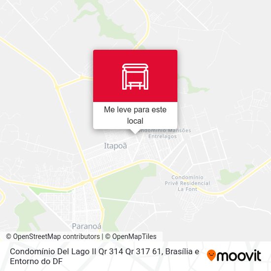 Condomínio Del Lago II Qr 314 Qr 317 61 mapa