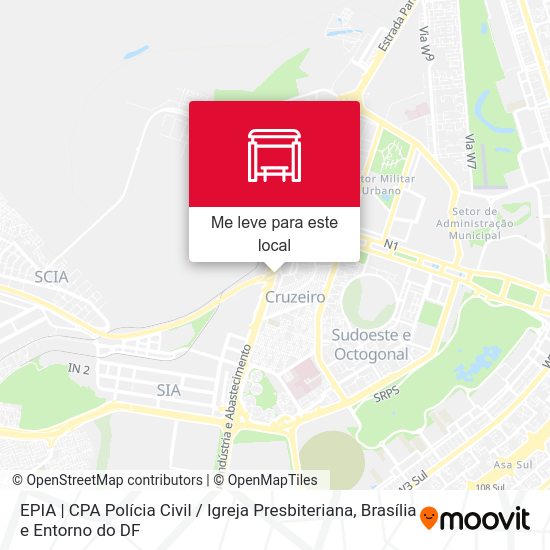 EPIA | CPA Polícia Civil / Igreja Presbiteriana mapa