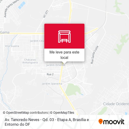 Av. Tancredo Neves - Qd. 03 - Etapa A mapa