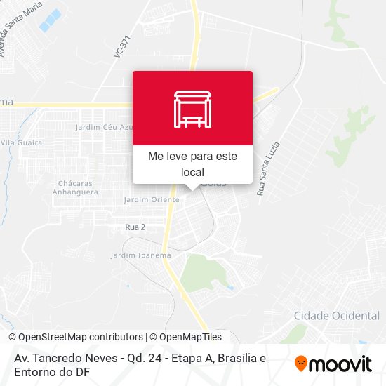 Av. Tancredo Neves - Qd. 24 - Etapa A mapa