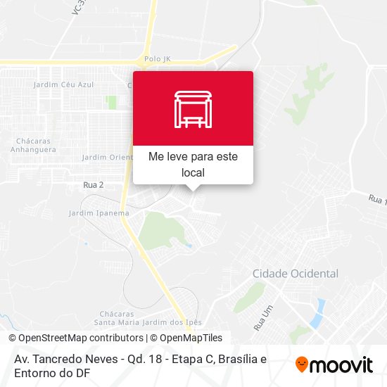 Av. Tancredo Neves - Qd. 18 - Etapa C mapa
