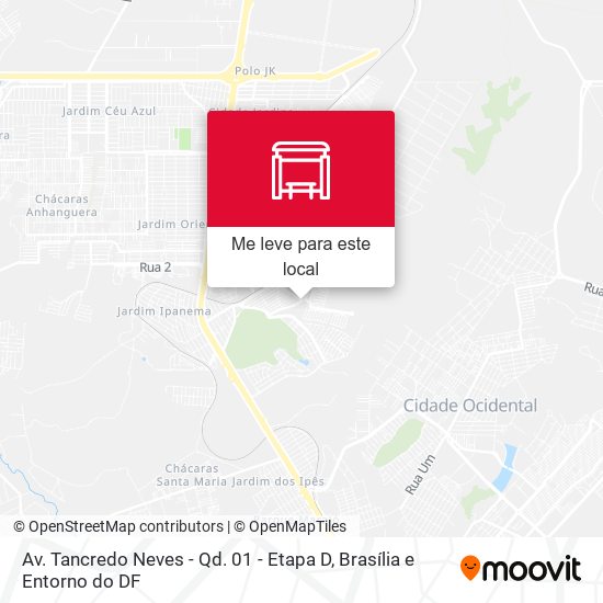 Av. Tancredo Neves - Qd. 01 - Etapa D mapa