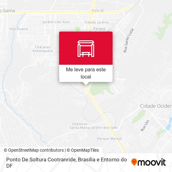 Ponto De Soltura Cootranride mapa