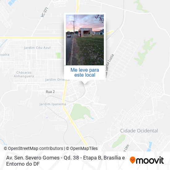 Av. Sen. Severo Gomes - Qd. 38 - Etapa B mapa