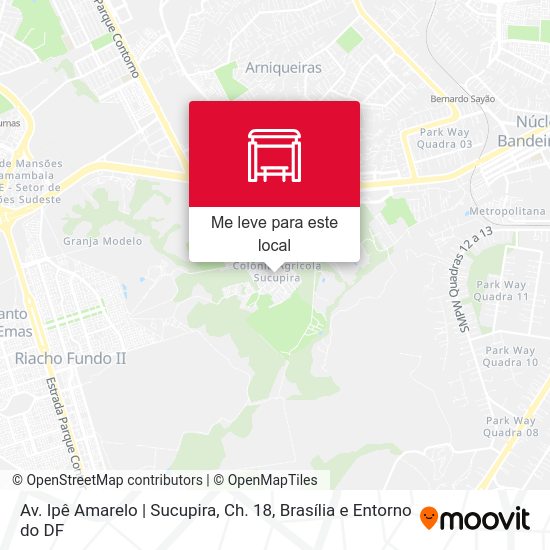 Av. Ipê Amarelo | Sucupira, Ch. 18 mapa
