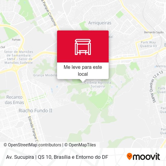 Av. Sucupira | QS 10 mapa