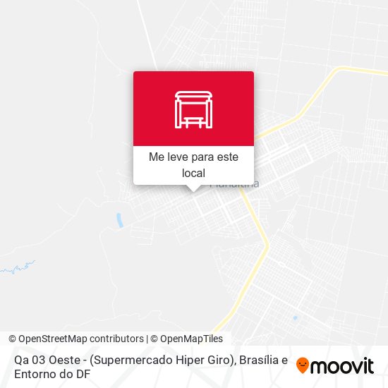 Qa 03 Oeste - (Supermercado Hiper Giro) mapa