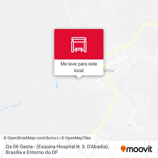 Qa 06 Oeste - (Esquina Hospital N. S. D'Abadia) mapa