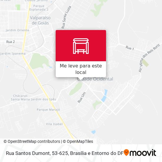 Rua Santos Dumont, 53-625 mapa