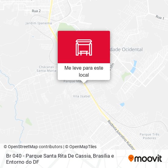 Br 040 - Parque Santa Rita De Cassia mapa