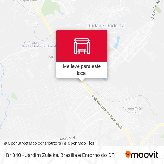 Br 040 - Jardim Zuleika mapa