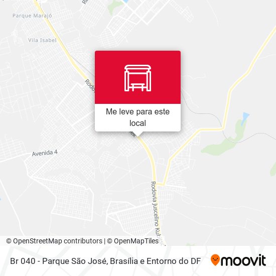 Br 040 - Parque São José mapa