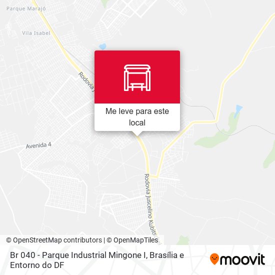 Br 040 - Parque Industrial Mingone I mapa