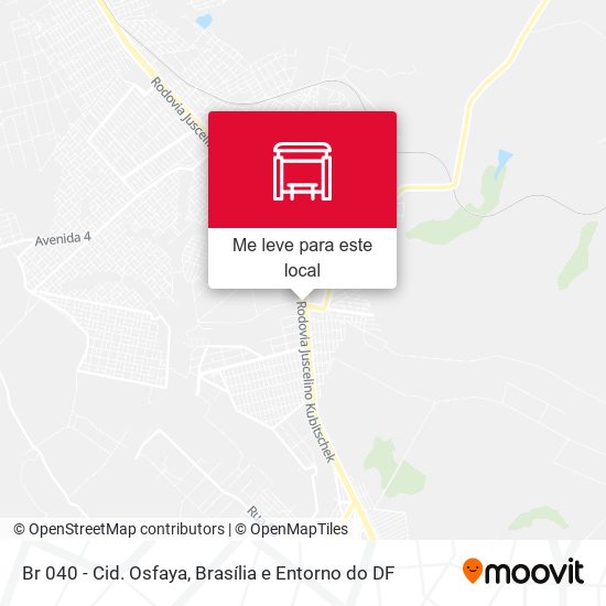 Br 040 - Cid. Osfaya mapa