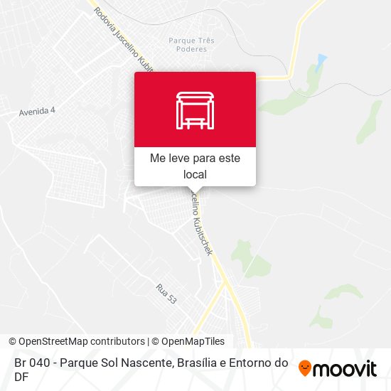 Br 040 - Parque Sol Nascente mapa