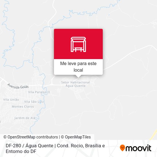 DF-280 / Água Quente | Cond. Rocio mapa