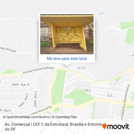 Av. Comercial | Cef 02 Da Estrutural mapa