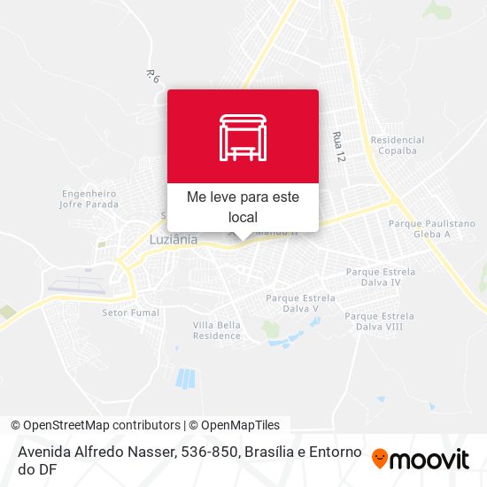 Avenida Alfredo Nasser, 536-850 mapa