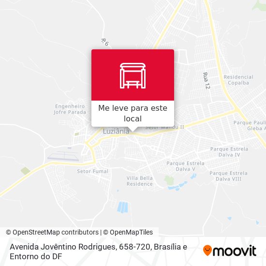 Avenida Jovêntino Rodrigues, 658-720 mapa